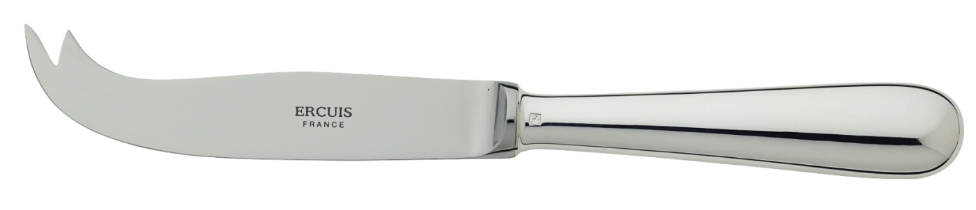 Cheese knife, 2 prongs in silver plated - Ercuis